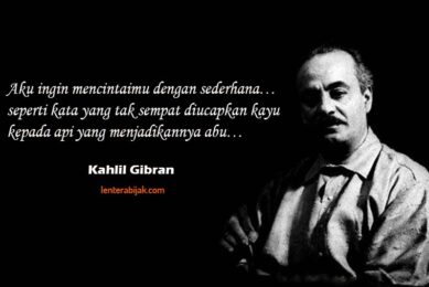 Kutipan Puisi Cinta Kahlil Gibran - Lentera Bijak