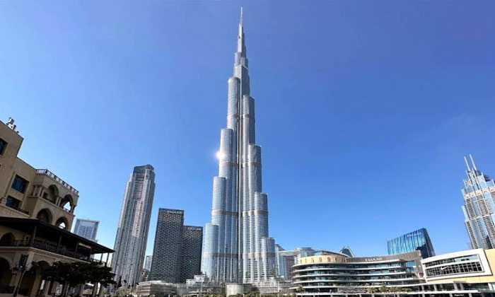 arsitektur burj khalifa gedung tertinggi di dunia